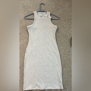 PINK Victoria's Secret Gray Halter Bodycon Mini Dress